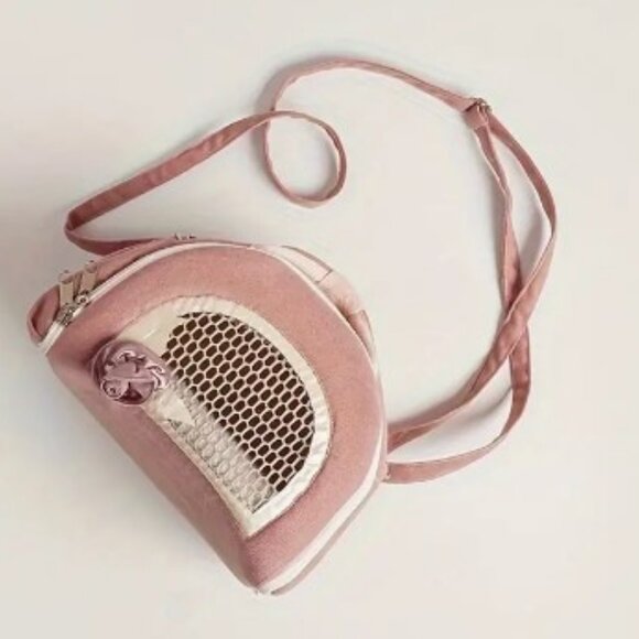 Adorable Pink Extra Small Pet Travel Carrier - Picture 4 of 5